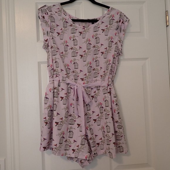 Gorgeous pastel vintage-inspired birdcage romper - Picture 1 of 6